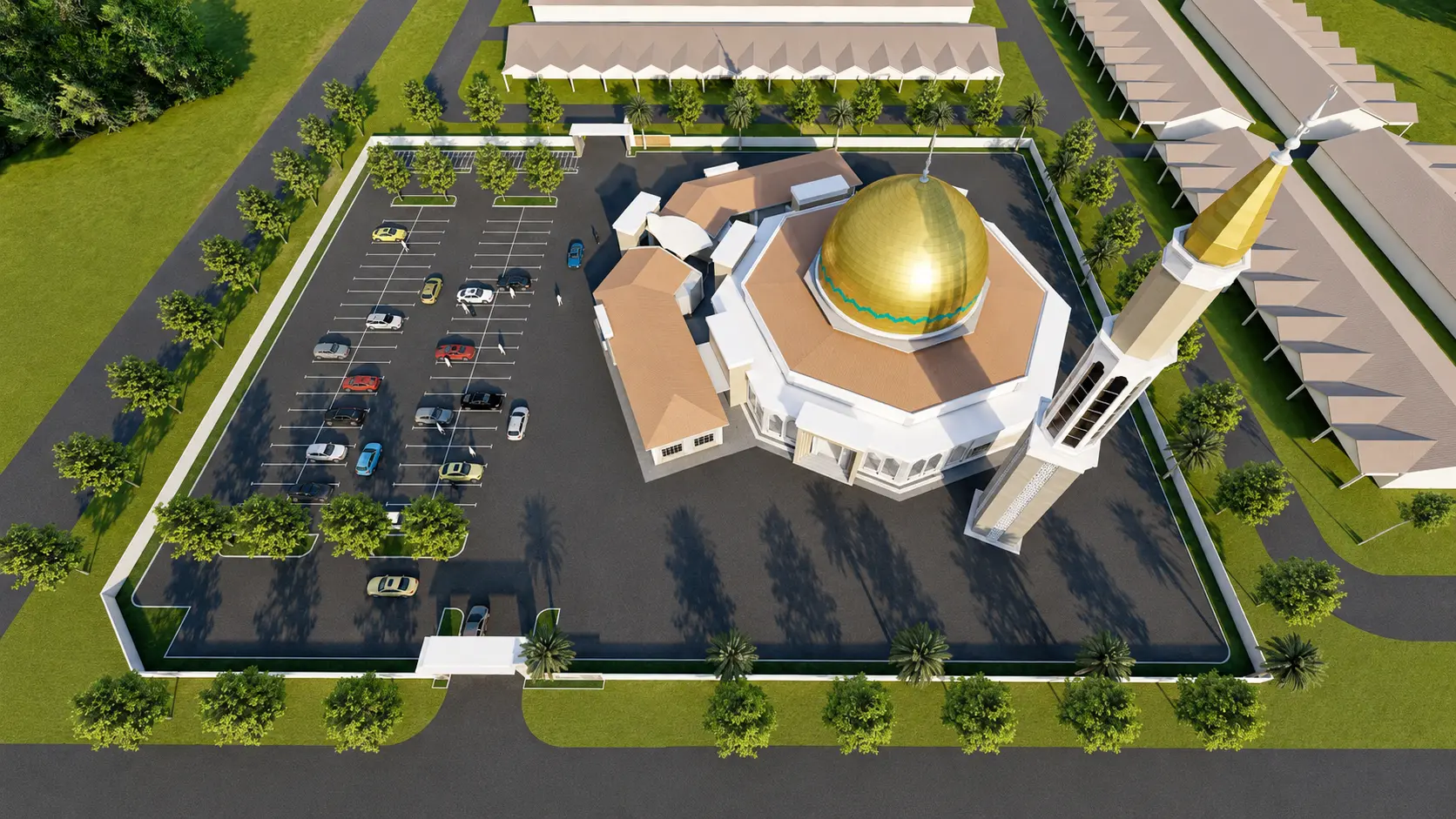 Pandangan keseluruhan tapak cadangan Masjid Kariah Bandar Mutiara