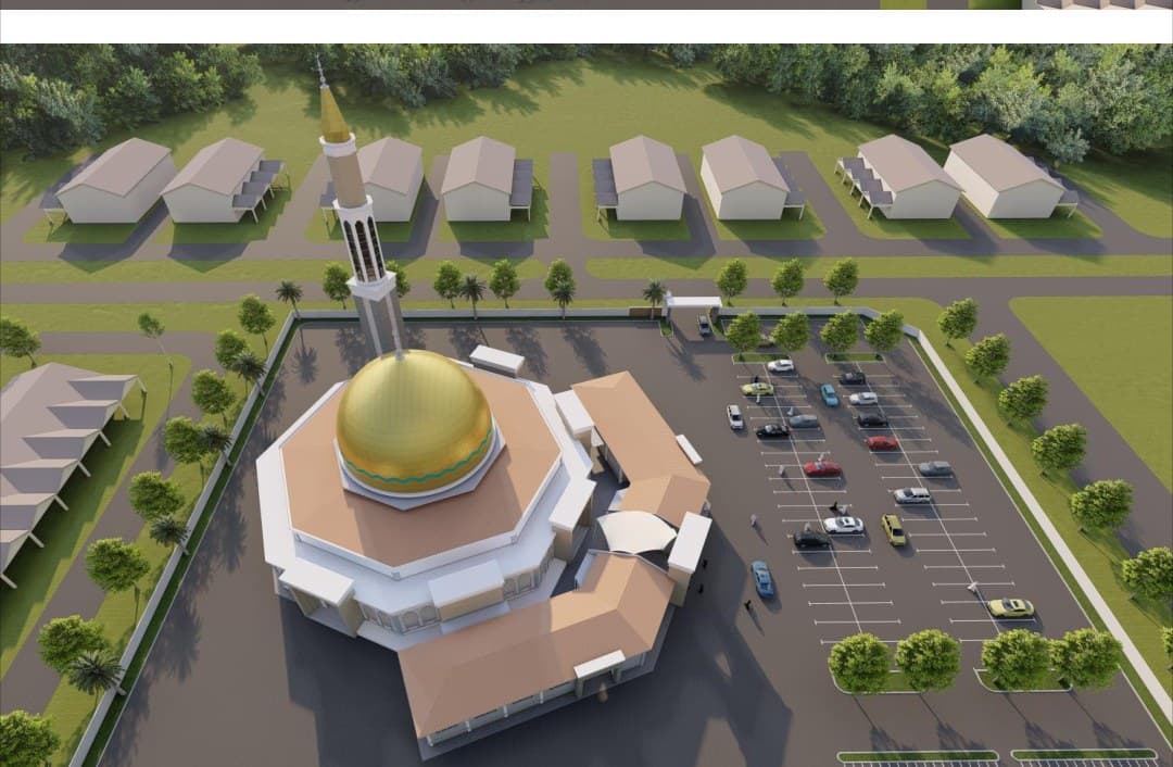 Pandangan udara cadangan Masjid Kariah Bandar Mutiara